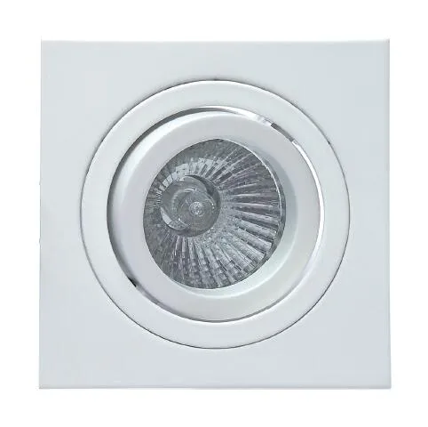 Spot encastré BASICO carré orientable blanc Mantra COOO4