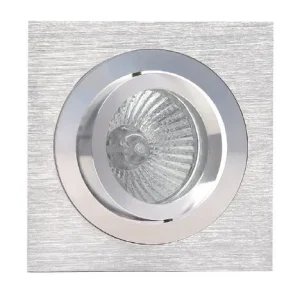 Spot encastré BASICO carré orientable nickel satiné Mantra C0001