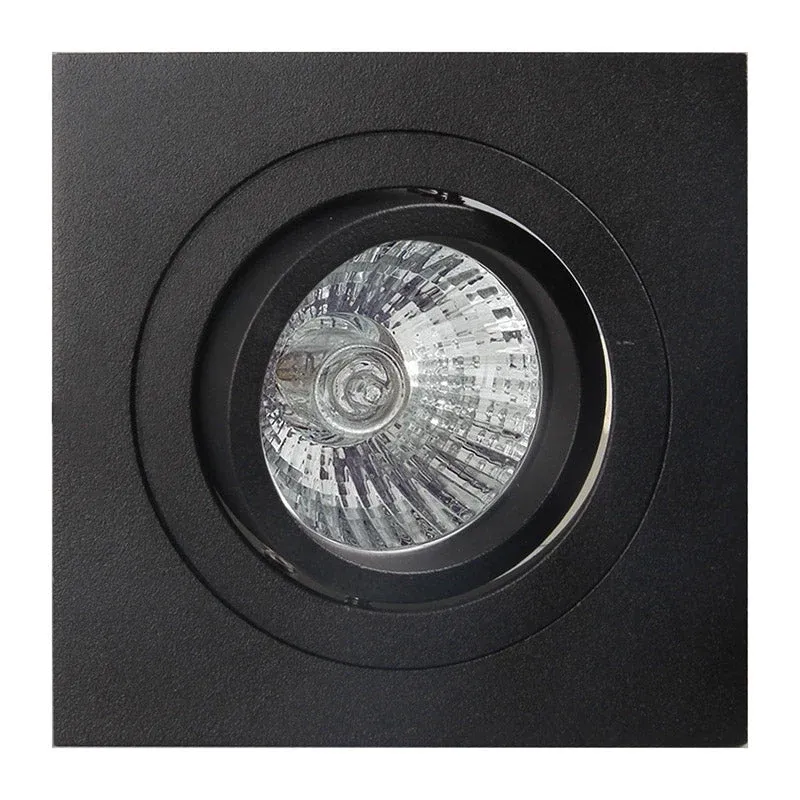 Spot encastré BASICO carré orientable noir Mantra C0008