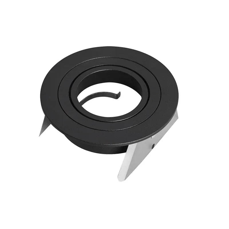 Spot encastré BASICO rond orientable noir Mantra 7743