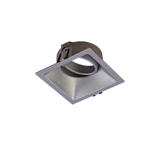 Spot encastré COMFORT carré orientable gris argent Mantra C0162