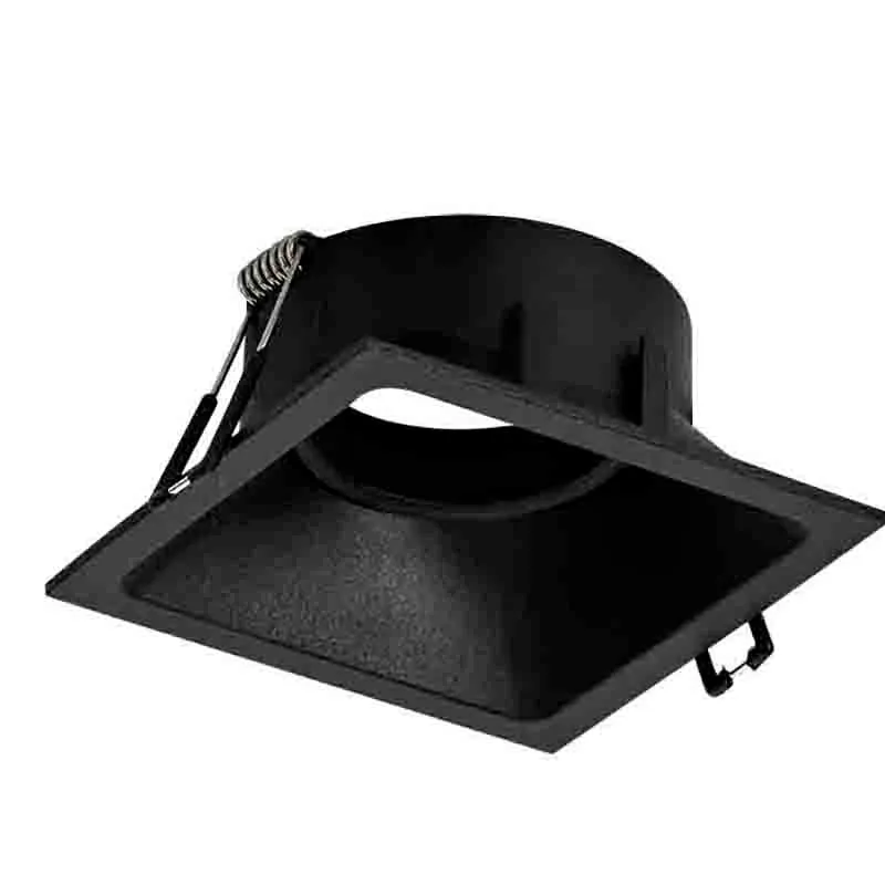 Spot encastré COMFORT carré orientable noir Mantra C0165