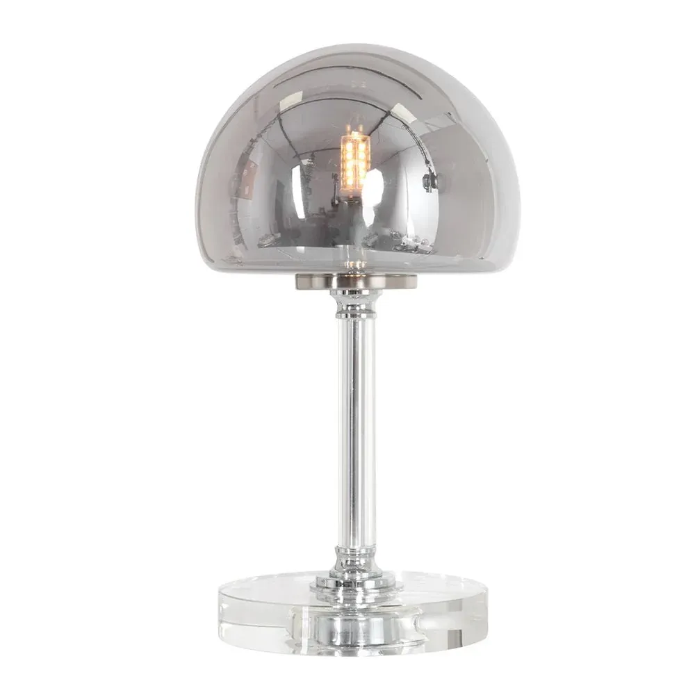Lampe de table Stainhauer Ancilla 1L chromée G9, H 30 cm Steinhauer