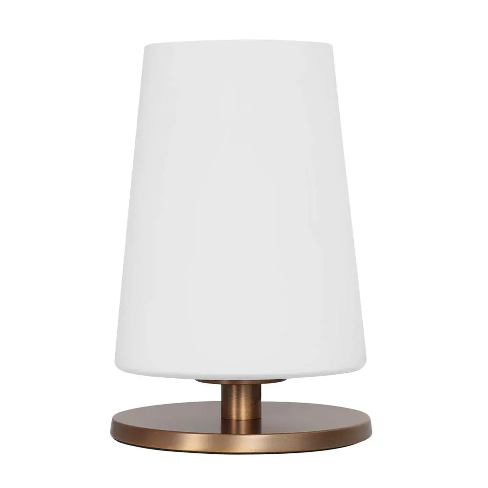 Steinhauer Ancilla 1L lampe de table bronze E27, H 26cm