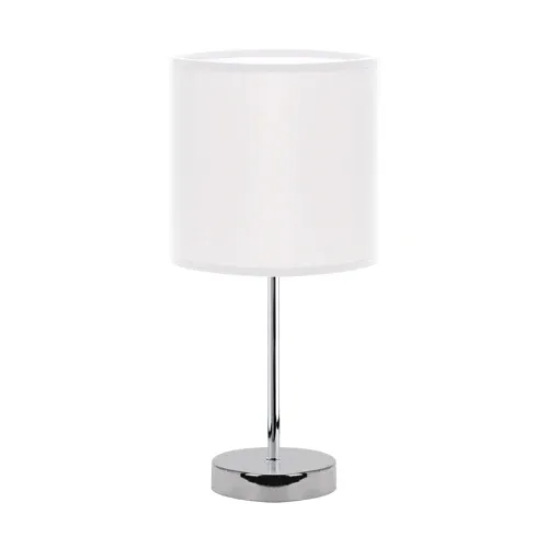 Lampe de table STRUHM AGNES E14 40W en acier inoxydable, H 30 cm White