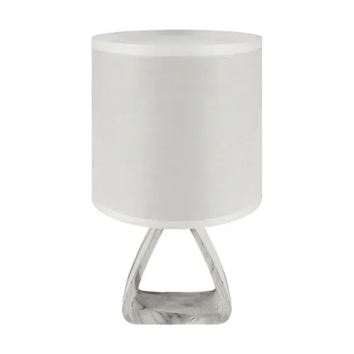 Lampe de table STRUHM ATENA E14 40W céramique blanche/noire, H 27 cm White