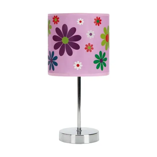 Lampe de table STRUHM NUKA E14 25W en acier inoxydable rose