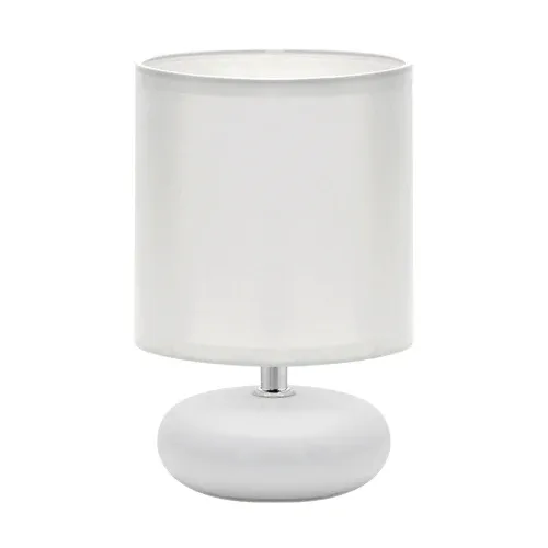 Lampe de table STRUHM PATI E14 40W céramique, H 20 cm White