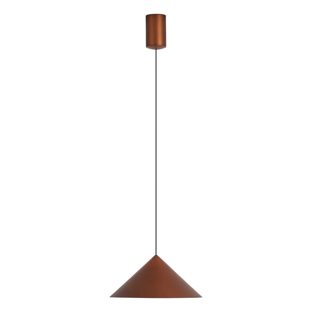 Suspension CONO cuivre 1 lumière 10 watts dimmable Mantra 9453