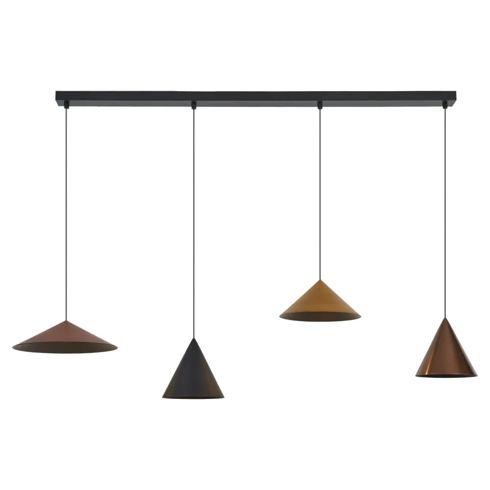 Suspension CONO 4 lumières dimmable Mantra 9458