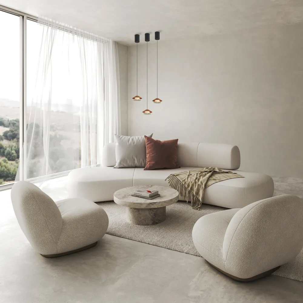 Suspension monte et baisse PICCOLA blanche D13 Mantra 9030