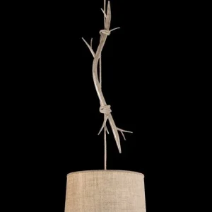 Suspension SABINA moyen modèle imitation bois E27 Mantra 6179