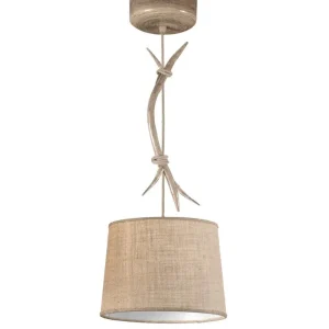 Suspension SABINA petit modèle imitation bois E27 Mantra 6410