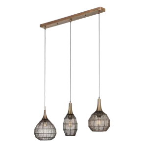 Suspension Soraya laiton/noir 3L 365400304