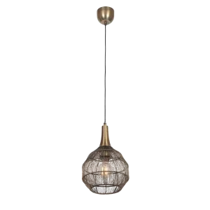 Suspension Soraya laiton/noir diam 26 365430104