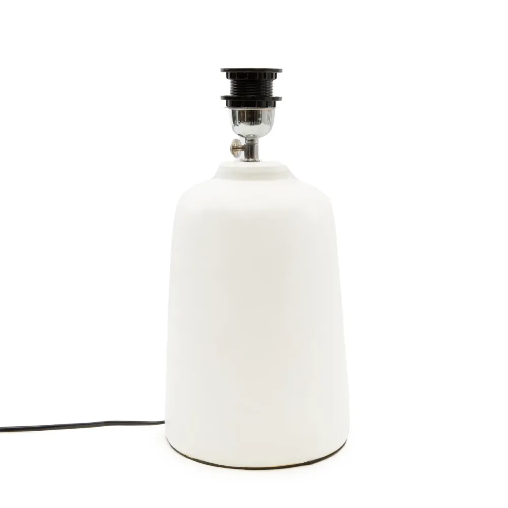 TABLE Socle de Lampe Blanc