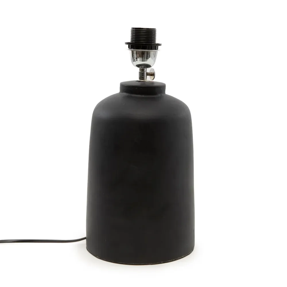 TABLE Socle de Lampe Noir