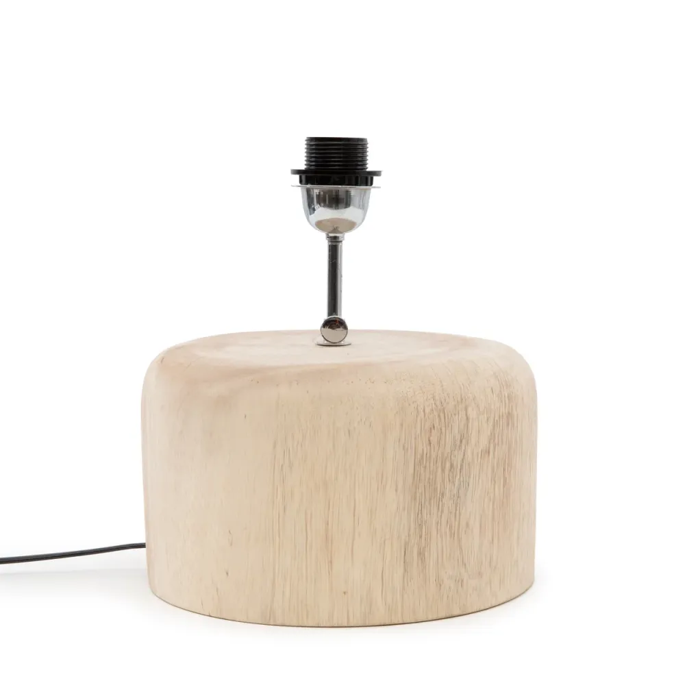 TEAK WOOD Base de Lampe de Table