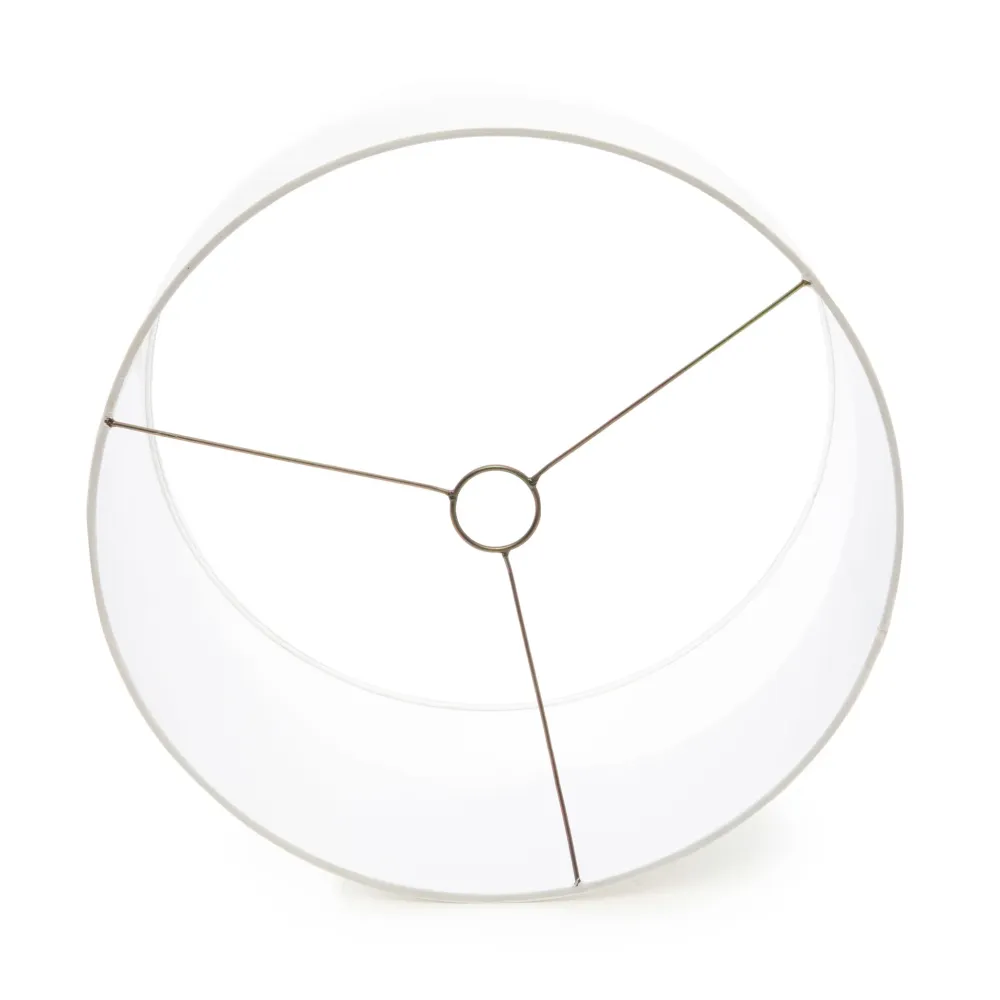 TEAK WOOD Lampe de Table Blanche