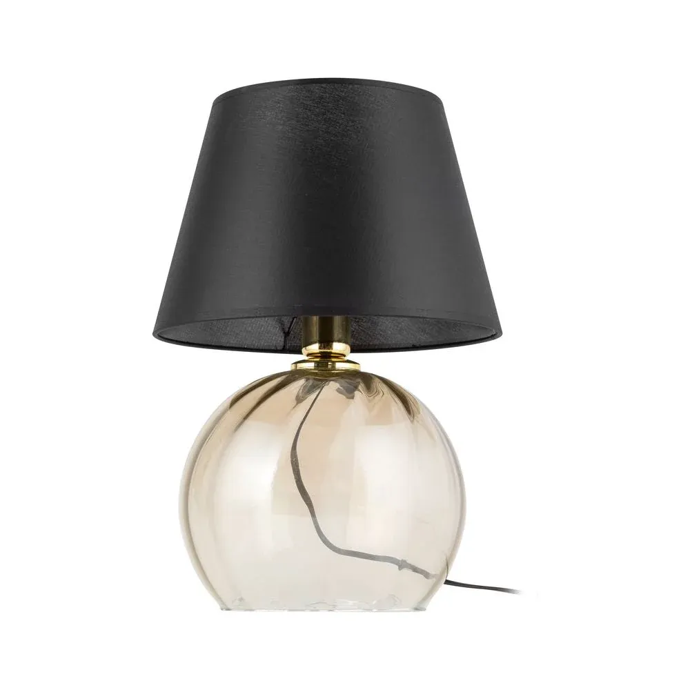 Lampe de table AUREA en verre E27 1L Brown TK Lighting