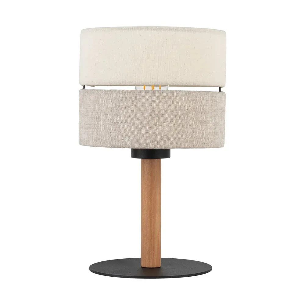Lampe de table ECO métal noir E27 1L TK Lighting