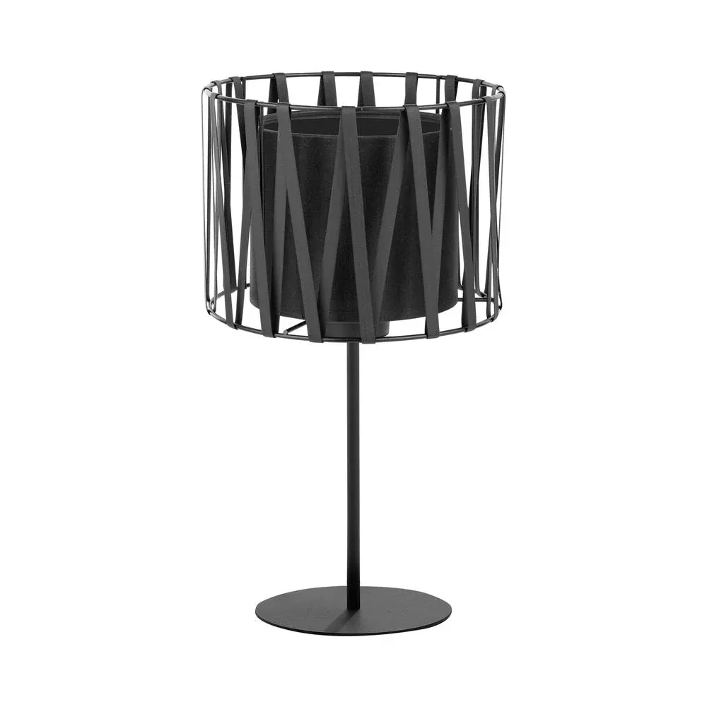 Lampe de table HARMONY en métal noir E27 1L TK Lighting