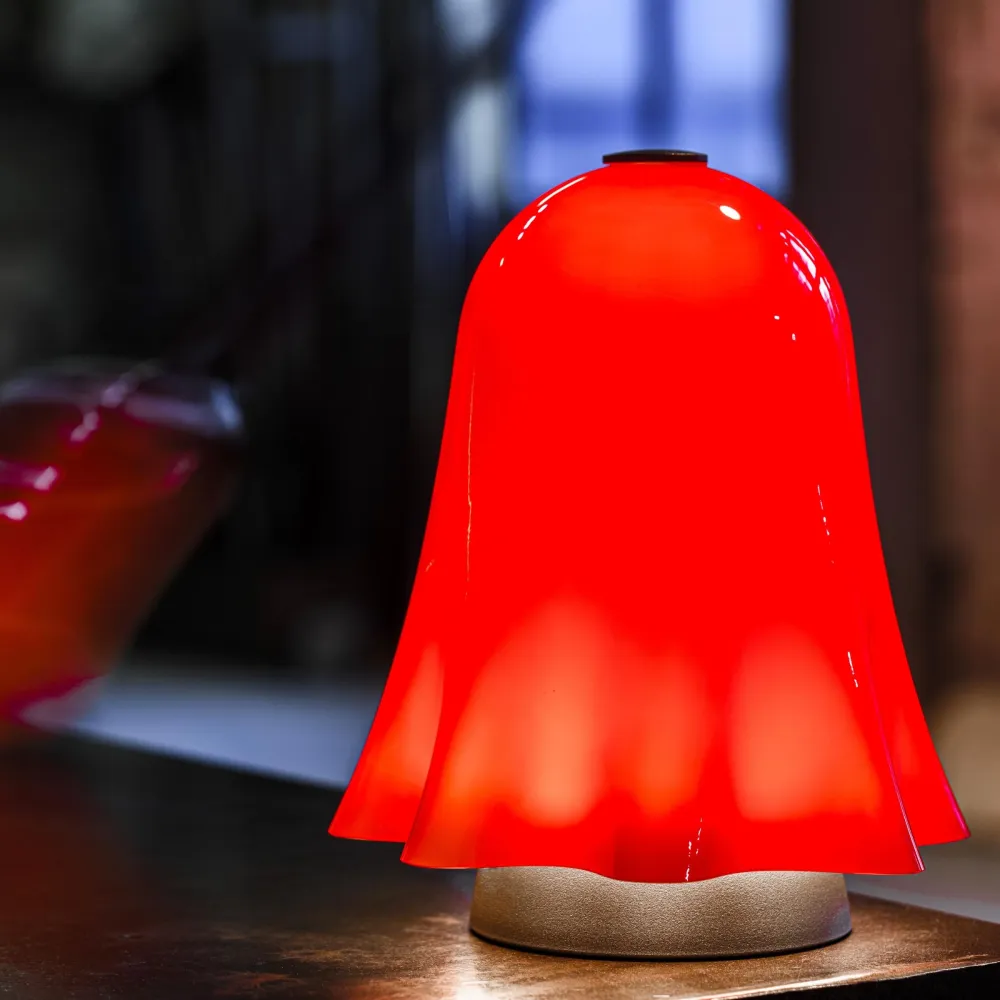 Lampe de table en verre de Murano FANTASMINO par Venini
