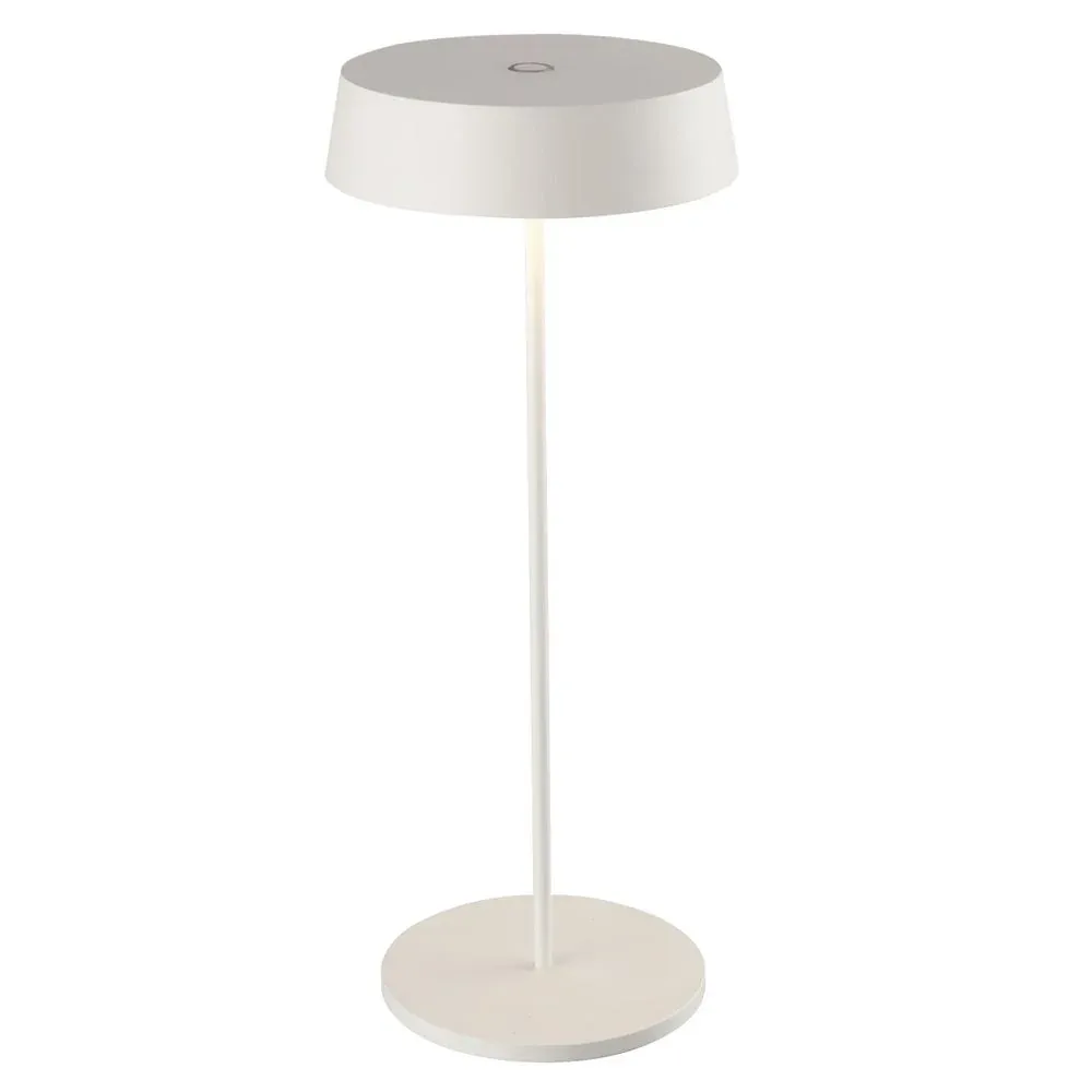 Lampe de table d'extérieur VK Leading Light LED, H 29 cm White