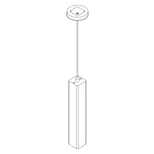 Wave 7002.81 - lampe suspendue - noir - RAL 9017 mat - dimmable - LED