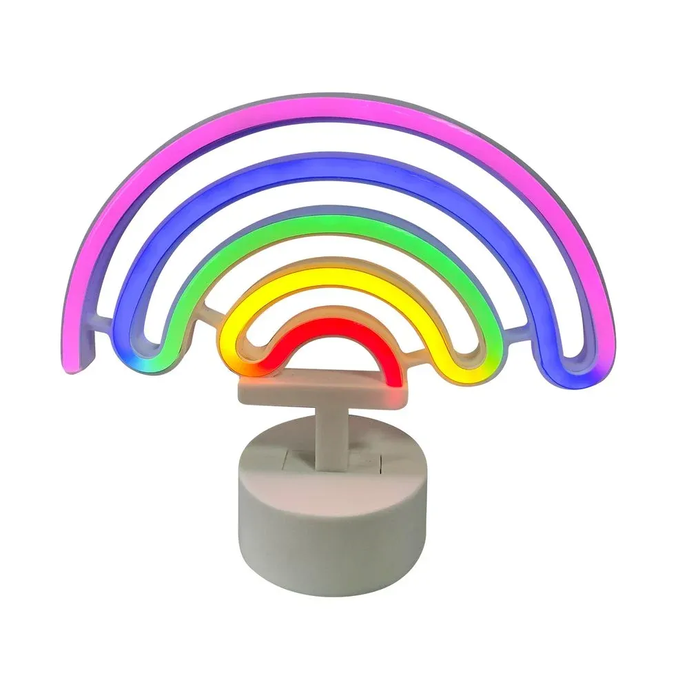 Lampe de table LED Zumaline Neon Rainbow 1L 0,7W en plastique