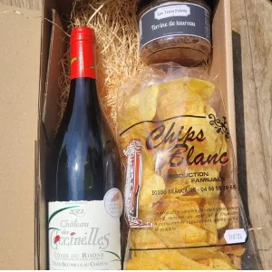 Coffret Apéro du Rhône : Boisson festive, Chips et Terrine 514