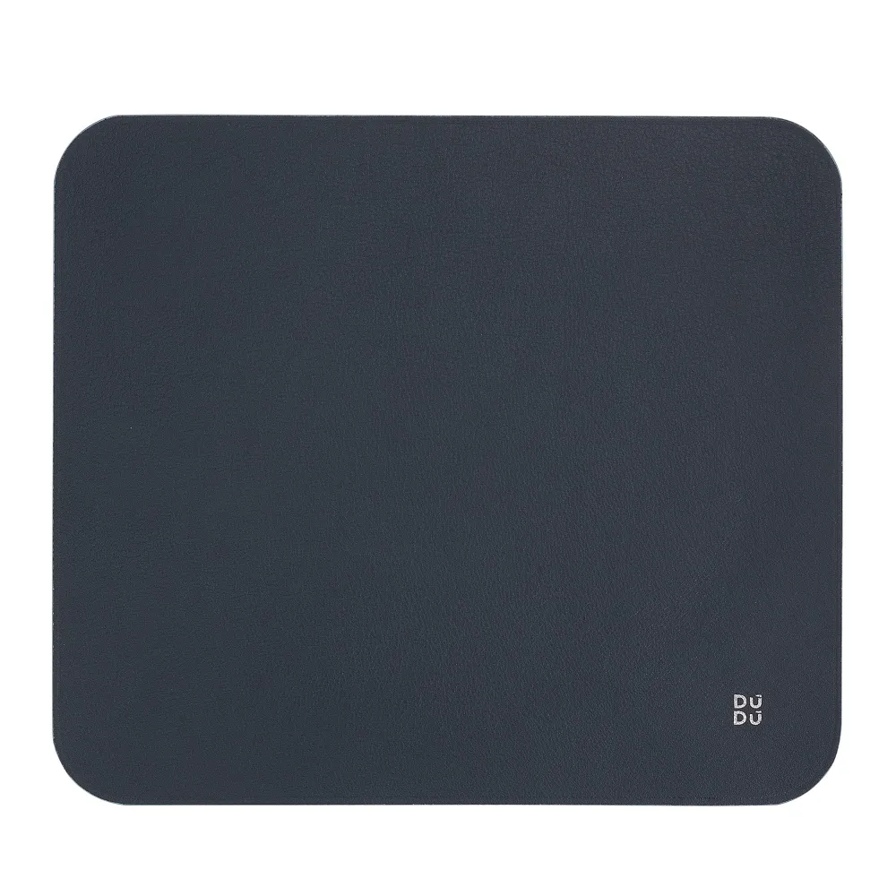 DUDU Tapis de Souris en Cuir Souple, Fin, Design, 25x22 cm, antidérapant, Tapis de Souris de Bureau, coloré