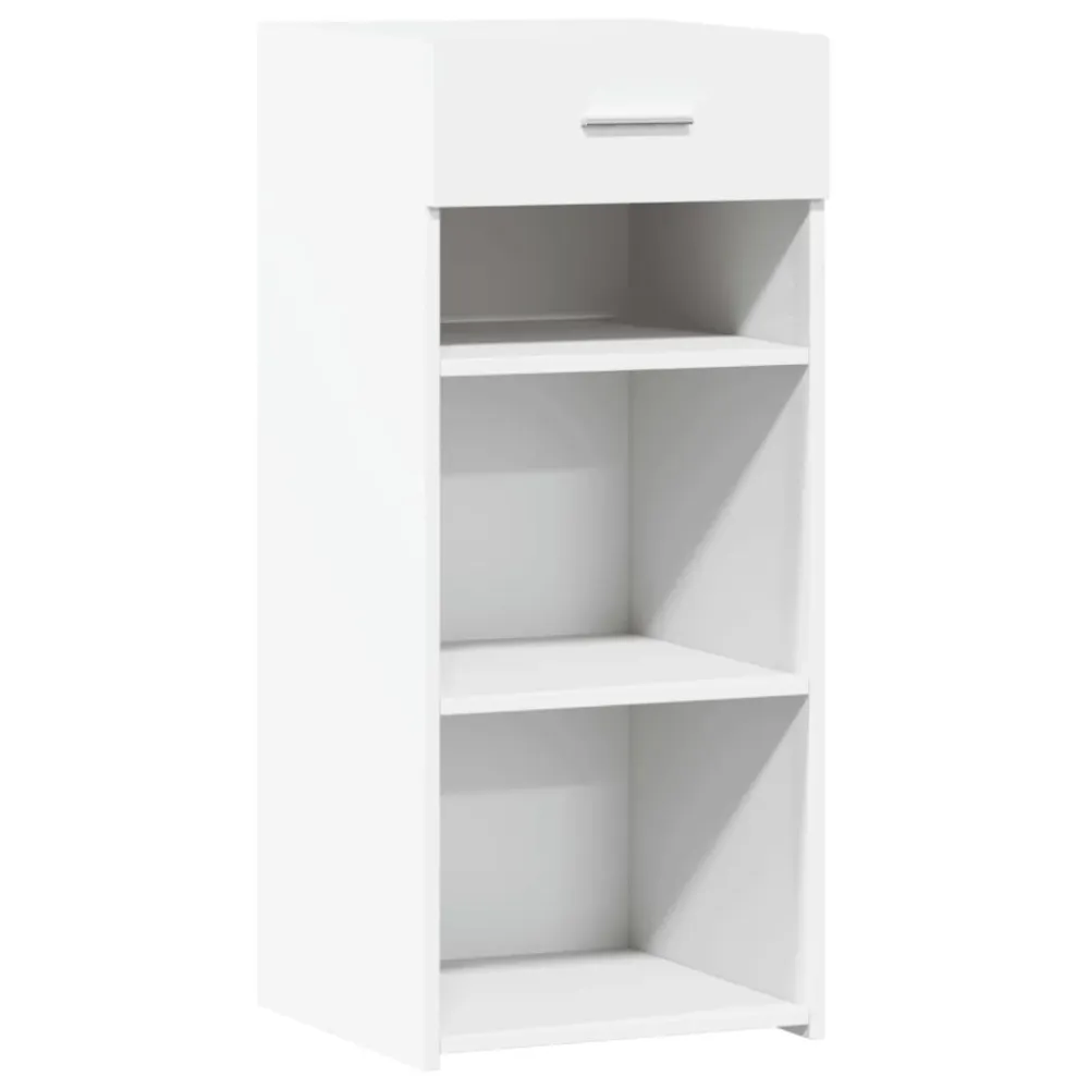 Buffet bahut commode armoire meuble de rangement organisateur cuisine salle de séjour salon 40 x 42,5 x 93 cm bois d'ingén...