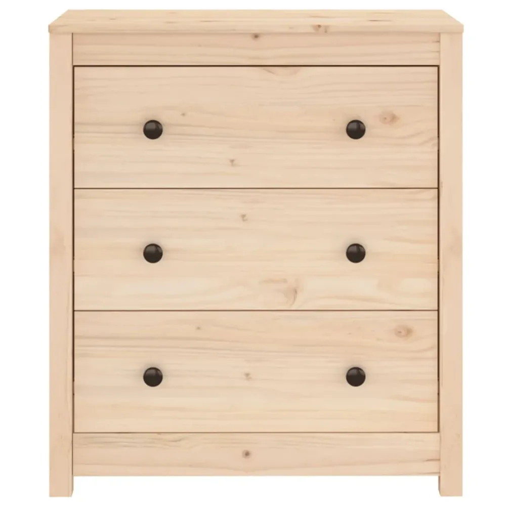 Buffet bahut commode armoire meuble de rangement organisateur cuisine salle de séjour salon 70 x 35 x 80 cm bois massif de...