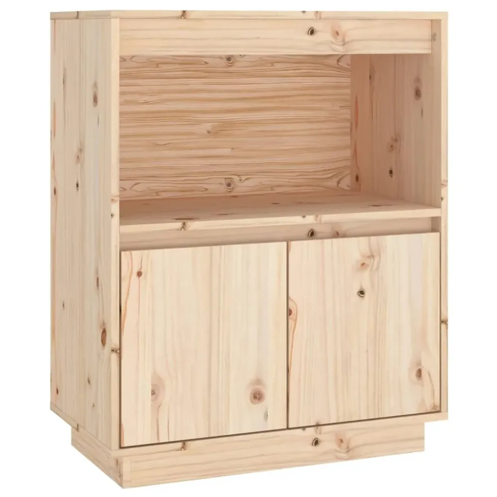 Buffet bahut commode armoire meuble de rangement organisateur cuisine salle de séjour salon 60 x 34 x 75 cm bois massif de...