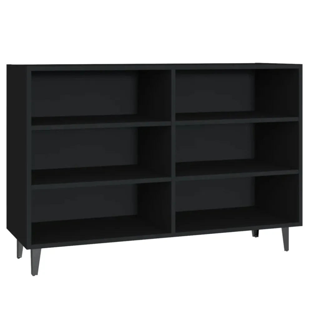 Buffet bahut commode armoire meuble de rangement organisateur cuisine salle de séjour salon 103,5 x 35 x 70 cm bois d'ingé...