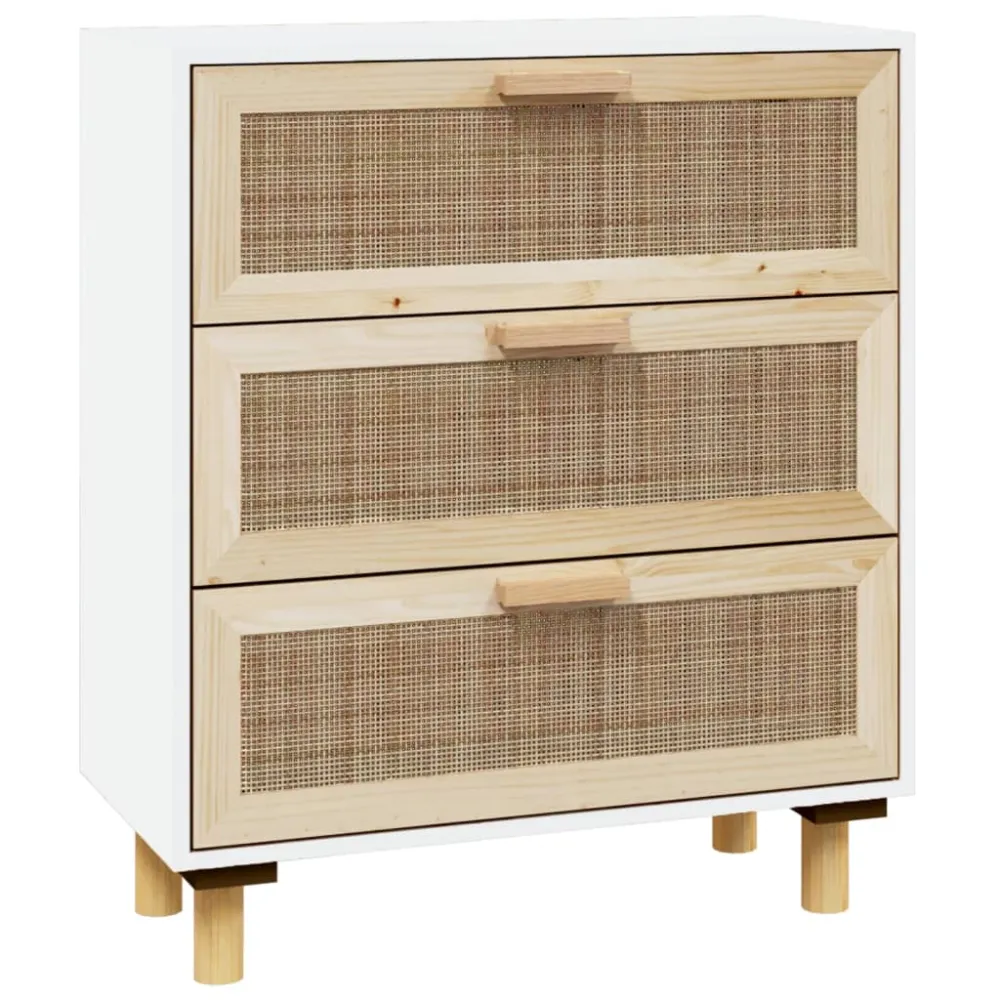 Buffet bahut commode armoire meuble de rangement organisateur cuisine salle de séjour salon 60 x 30 x 70 cm bois de pin ma...
