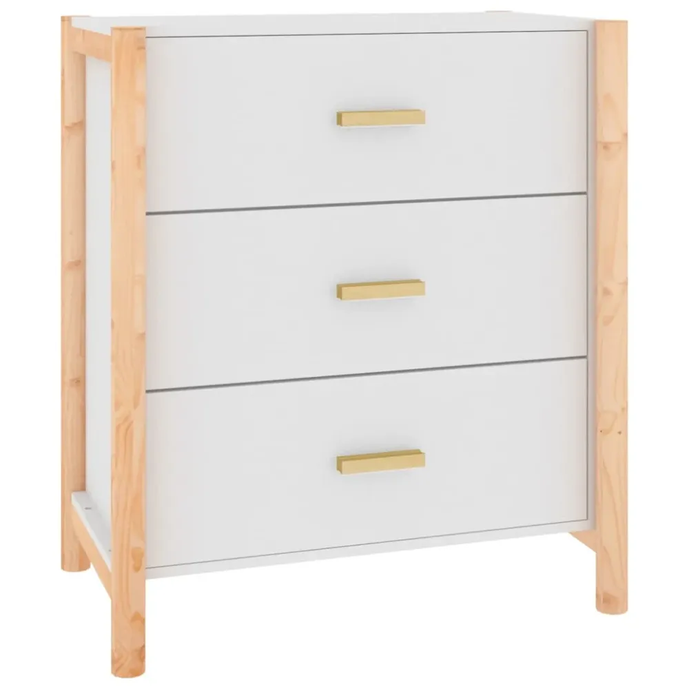 Buffet bahut commode armoire meuble de rangement organisateur cuisine salle de séjour salon 62 x 38 x 70 cm bois d'ingénie...