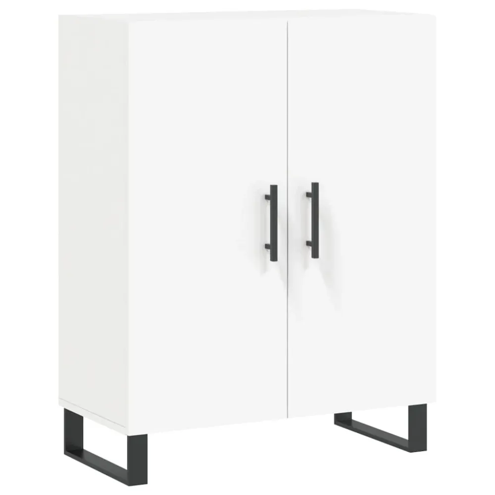 Buffet bahut commode armoire meuble de rangement organisateur cuisine salle de séjour salon haut 69,5 x 34 x 180 cm bois d...