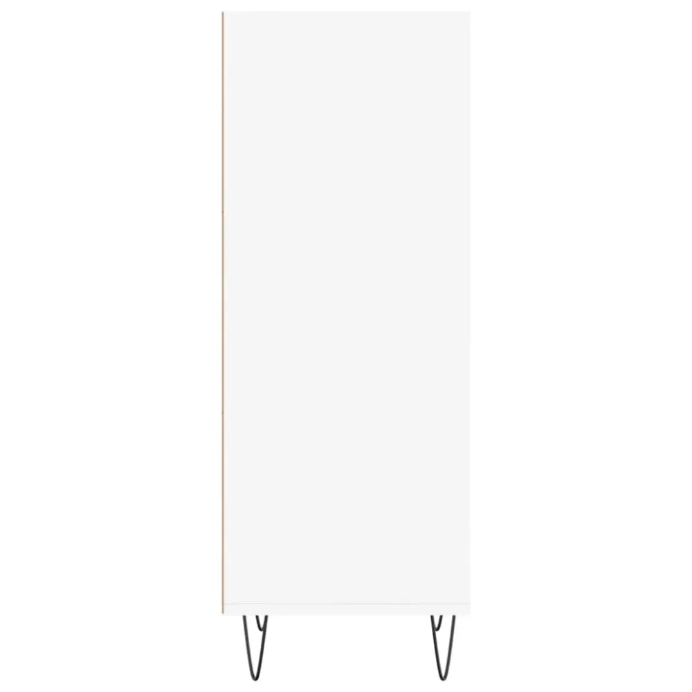 Buffet bahut commode armoire meuble de rangement organisateur cuisine salle de séjour salon 34,5 x 32,5 x 90 cm bois d'ing...
