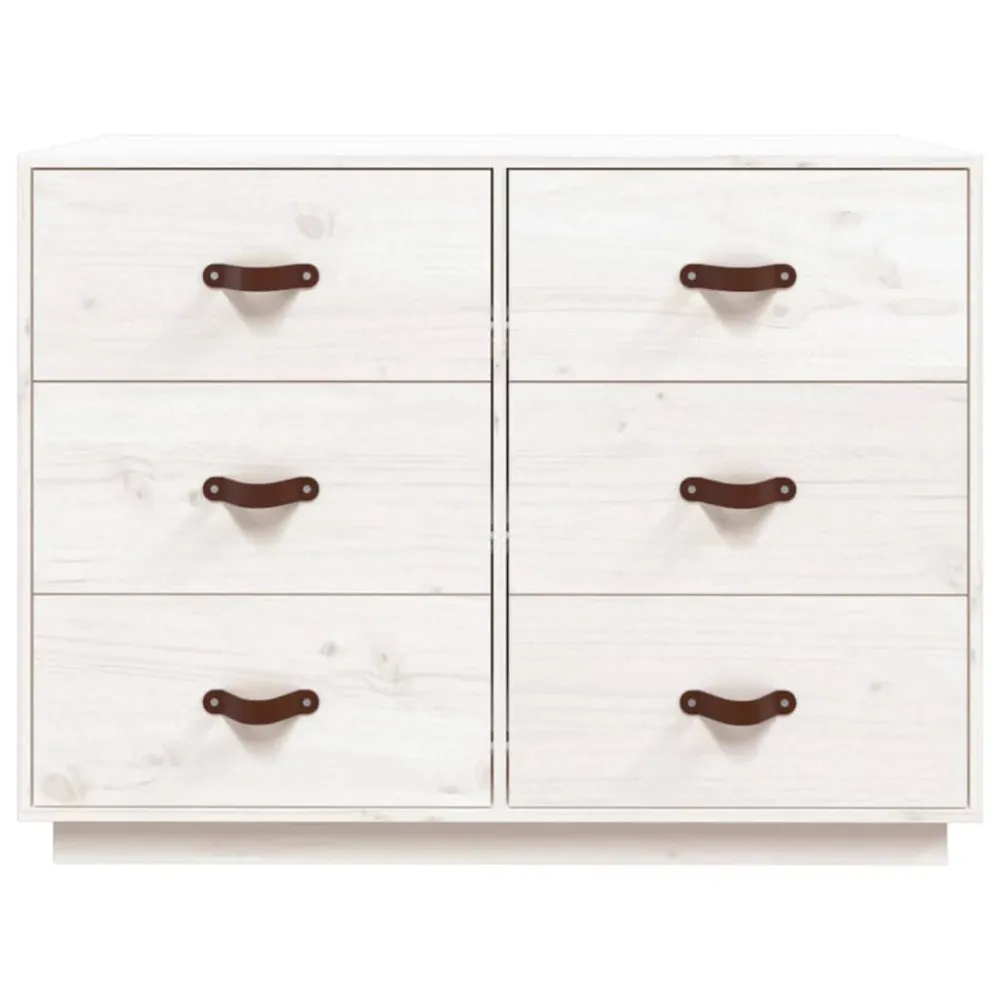 Buffet bahut commode armoire meuble de rangement organisateur cuisine salle de séjour salon 100 x 40 x 75 cm bois massif d...