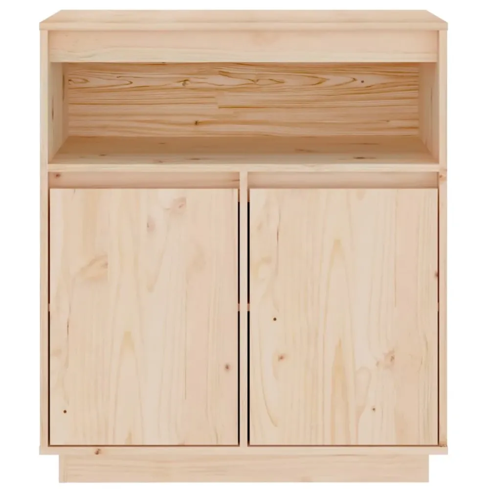 Buffet bahut commode armoire meuble de rangement organisateur cuisine salle de séjour salon 70 x 34 x 80 cm bois massif de...