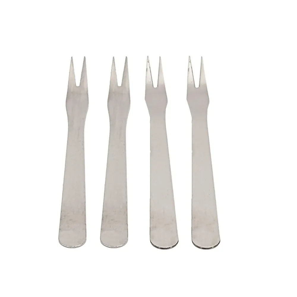 Lot de 4 fourchettes à escargots en inox – Qualité & Prix chez Alpha55 – Qualité, design et praticité au quotidien