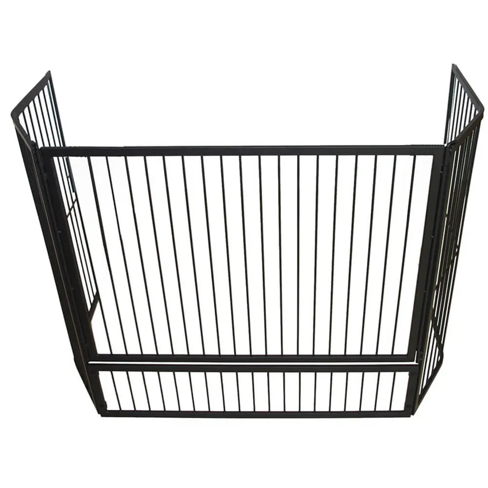 Fireup Fire Screen Child Guard Inbuilt W / Gate (125x30x80cm)