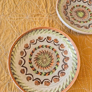 Assiettes ROSES D'ÉTÉ ~ 2 pièces