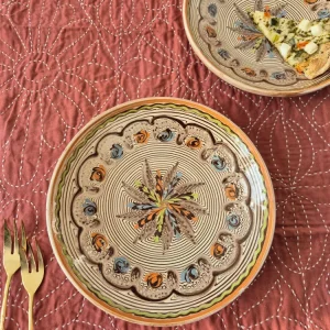Assiettes ROSES DE PRINTEMPS ~ 2 pièces