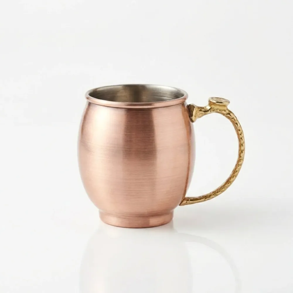 Tasse en cuivre noir Bakırzen 400 ml (13,53 fl oz)
