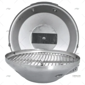 BARBECUE CHARBON INOX 381diam