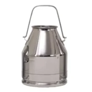 Bidon à lait en acier inoxydable de 5 litres – Compact, durable et hygiénique