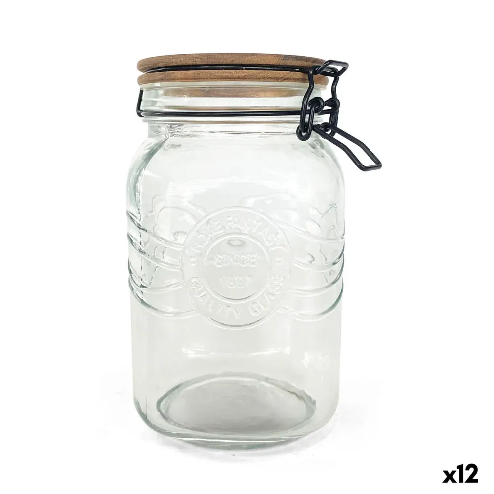 Bocal La Mediterránea Transparent 1,5 L (12 Unités)
